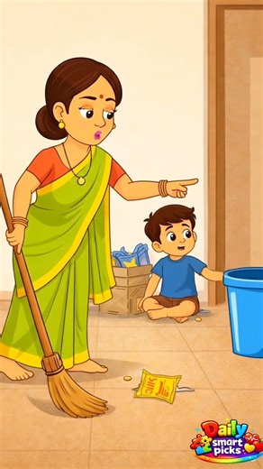 Use the Dustbin! 🗑️ Mom Teaches Good Habits | Kids Cartoon #parentingblogs