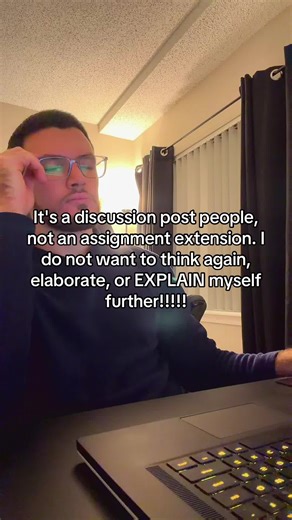 Leave me alone!! #homework #schoollife #mastersdegree #discussionpost #leavemealone