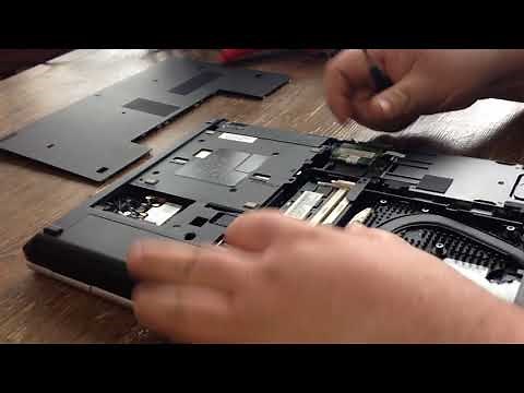 How to remove, and install the memory RAM on a HP Elitebook 8460p
