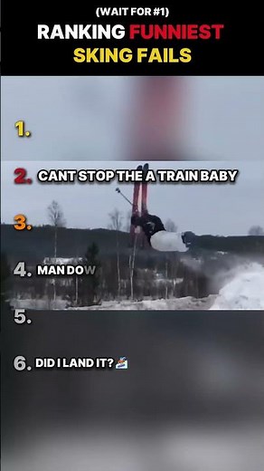 Skiing Fails That Ended WAY Worse Than Expected ⛷️💥 #ranking #viral #funny