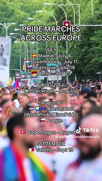 Pride marches are back! The season kicks off with Brussels Pride and its 2026 theme: When times get darker, we shine brighter. We’ll never stop supporting the LGBTI community and its fight for equality, justice and human rights. Happy Pride season, everyone🏳️‍🌈🤍🏳️‍⚧️ #summer #eurosummer #pride #pridemonth #europe