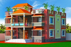 2.1K views · 68 reactions | কম খরচে ৬ রুমের বাড়ির ডিজাইন। Duplex...