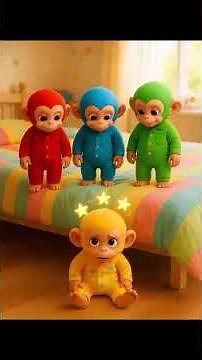 cute cartoon monkeys #cartoon #cute #kidssongs #monkeys