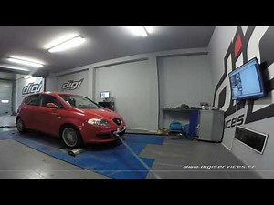 Seat Altea 2.0 TDI 140cv DSG Reprogrammation Moteur @ 175cv Digiservices Paris 77 Dyno