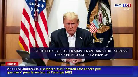 🇫🇷🇮🇷🇺🇸 FLASH | "Je ne peux pas parler maintenant mais tout se passe très bien et j’adore la France". LCI a pu contacter (brièvement) Donald Trump au téléphone.