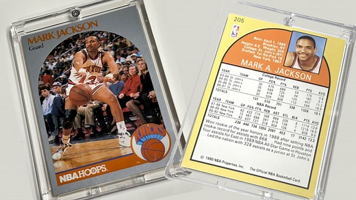 How much is the Mark Jackson Menéndez brothers basketball card worth?