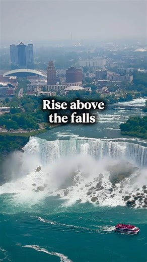 The Skylon Tower is as high as a 75-story building! (236 meters) 🏙️From the top, you can see Niagara Falls & the city. Hands down, this is one of the most stunning sights in Niagara Falls.If you’re in Toronto and want to visit Niagara Falls, Queen Tour’s day tours are the most fun and comfortable way to see it all in one day 🚌👑Check our website to learn more and see our Google reviews.#SkylonTower #NiagaraFalls #QueenTour #SkyHighViews #ExploreNiagara #TravelOntario | Queen Tour Niagara Falls