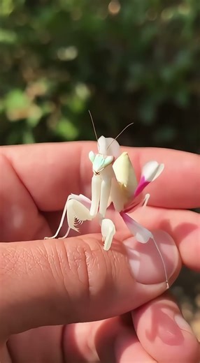 Orkide Mantisi: Doğanın En İyi Kamuflaj Ustası (Hymenopus coronatus) #mantis #rareanimals