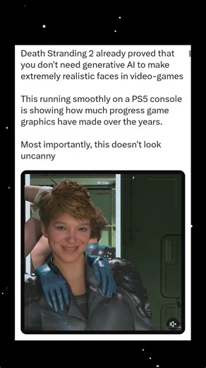 Death Stranding 2 Shows PS5 Can Create Hyper-Realistic Faces Without AI