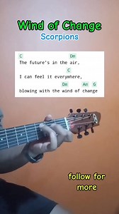 138K views · 2.2K reactions | Wind of change/Scorpions #songchordguide #guitartutorial #guitarlesson #forbeginners #easychords #fypviralシ #windofchange #Scorpions | Marcelino Viray | Facebook