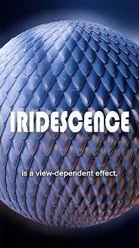 Procedural Iridescent Shader in Blender - Node Tricks #02