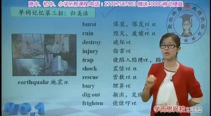 【斐然英语】【赢在起跑线】之英语初升高衔接课 顾斐 第1讲：Words换种方式记单词，突破词汇硬伤