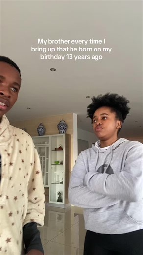 Sibling Rivalry: Brother born on same day as sister's birthday