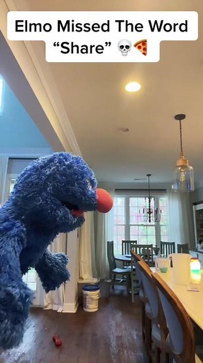 When Elmo eats Grover’s Little Ceaser’s Bacon Wrapped Deep Dish💀🍕 #foryou #grover #elmo #lordjk #voiceimpressions #funny #comedy #lol #kitchen
