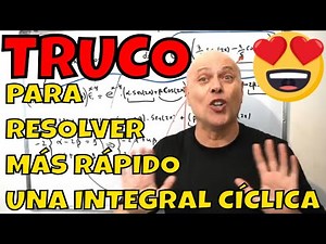 Cyclic Integral: A Trick to Avoid Applying Integration by Parts Method Twice. Integral Calculus.