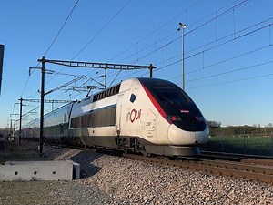 High speed Train, TGV, Ouigo, Eurostar in France