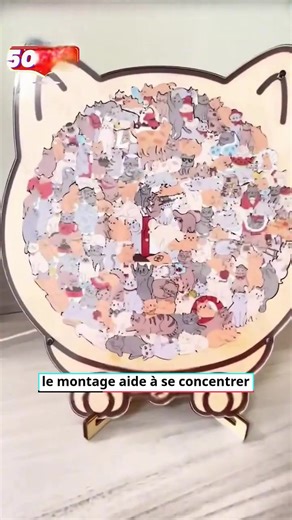 🐱✨ PUZZLE ARTISTIQUE CHAT – Formes Uniques & Palette Morandi Apaisante ! L'œuvre d'art interactive qui transforme votre détente en création : ✅ Pièces en forme de chat – pattes, queues, silhouettes pour un assemblage magique 🎨 Couleurs pastel raffinées – beige, gris lavande, vert sauge inspirés de l'art Morandi 🌳 Bois de hêtre massif – découpe laser précise, bords doux au toucher 🖼️ Cadre intégré design – exposition immédiate sans montage supplémentaire Offrez-vous une parenthèse zen et créa