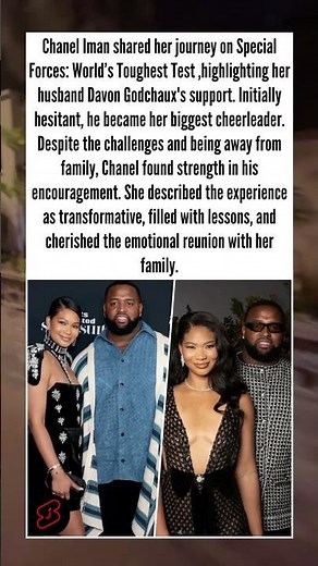 Chanel Iman reflects on her transformative experience and family support. #chanel #shorts