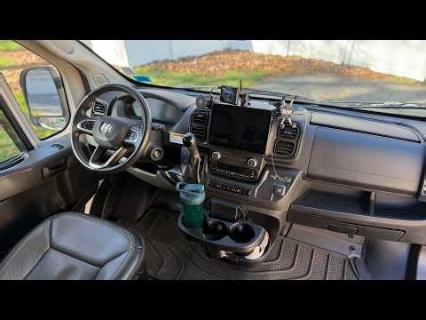 2022+ Ram Promaster Cupholder Relocation Kit Demo