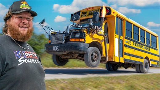 I built world's fastest school bus