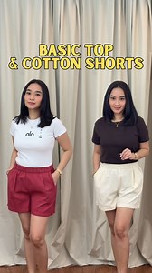 ✨Basic Top & Cotton Shorts✨ | Love Marie Clothing PH