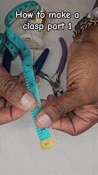 How to make a clasp part 1 #diy #tutorial #smallbusiness #howto