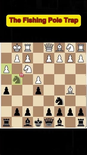 How to beat fishing pole trap #chess #chesstraps #chesstricks