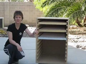 Home Built Screen Drying Rack