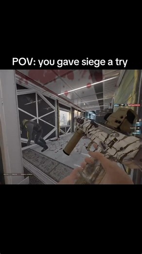 POV: you gave stretch res siege a try #shorts #r6siege #siege #rainbow6siege