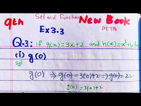 Class 9th Math New Book Exercise 3.3 Question no 3 Complete | Exercise 3.3 9th Class Maths New Book