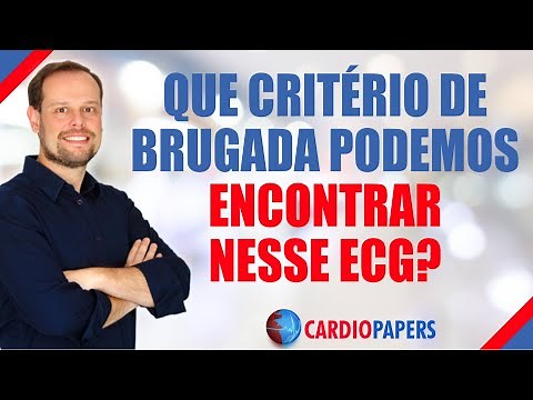 Síndrome de Brugada: Qual critério encontrado no ECG?