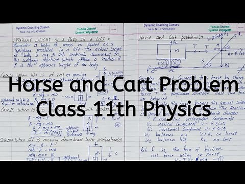 Horse and Cart Problem | Chapter 4 | Laws of Motion | Class 11 Physics