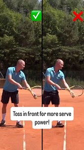 2.4K views · 189 reactions | Toss in front for more serve power! | Online Tennis Instruction | Facebook
