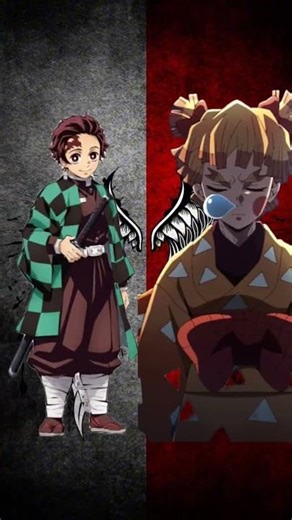 ​Tanjiro vs Zenitsu: The Ultimate Power Up! 🔥⚡ #DemonSlayer