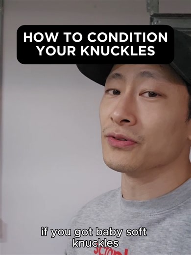 Also acceptable: Punching wood boards, banana trees, brick walls with a rag taped to it, and those wooden things with a bunch of sticks coming out of it.