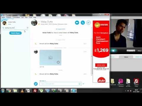 How to add contact's in Skype?