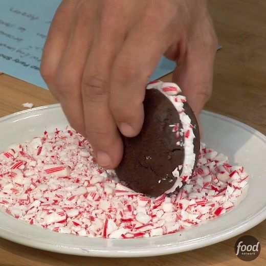 570K views · 2.9K reactions | Chocolate Peppermint Whoopie Pies are exactly what you need to kick off a weekend of holiday baking!  #TheKitchen < today @ 11a|10c | Food Network | Facebook