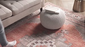 nuLOOM 8' Square Machine Washable Stain-Resistant Area Rug with Non Slip Backing, Low Profile for Living Room, Bedroom, and Dining Room, Mia Light Grey
