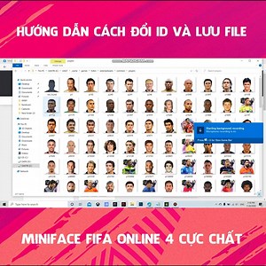 Hướng dẫn các đổi ID cầu thủ và lưu file đúng thư mục | Mini Face FO4 Cực Chất