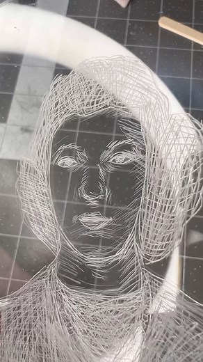 Nick Douillard on Instagram: "Experiment # 144 Drypoint etching on plexiglass with a die cutting machine. Obviously the image could use some additional refinement but this is a surprisingly cheap and effective method of getting into more advanced print making at home. #printmaking #drypoint #artprocess #drypointetching"