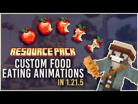 Custom Food Eating Animations! - Minecraft Resource Packs [1.21.5]
