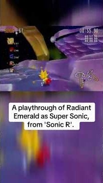 A playthrough of Radiant Emerald as Super Sonic, from 'Sonic R'. #SonicR #SEGA #Sonic