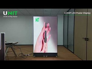 Stunning Visuals ! Two LC60F LED Posters Seamlessly Connected and Lit Up.