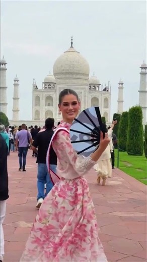 The Taj Mahal is more than a monument—it’s poetry carved in marble.India memory #MissUniverse #viral