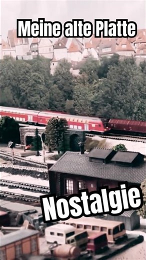 Nostalgie - meine alte Modellbahnanlage, die alte Platte, Spur N 1:160