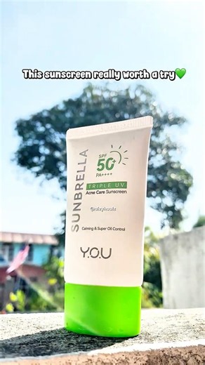 Y.O.U Sunbrella Sunscreen protects with SPF50+