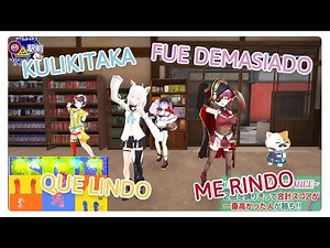 Fubuki, Marine, Subaru y Towa bailan el kulikitaka [HololiveEN] [Sub Español]