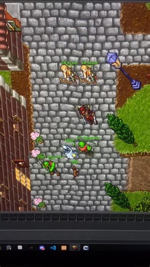 Mad on Instagram: "O que vocês tão achando galera ? To quase entendendo como funciona as coisas já, falta só alguns ajustes ainda de sincronização, mas até lá vou sempre postar erros e acertos. #tibia"