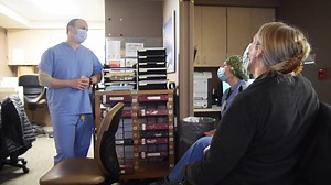 On Christmas Eve FEMA deployed a team of doctors and nurses to Methodist Hospital to help with the almost overwhelming surge of critically ill patients. "We're here to help the hospital in whatever way we're needed," said Dr. Donovan Mabe, a Navy critical care physician. "This is a deployment and we're away from our families and that brings challenges... but the people who are working here are working extremely hard as well. It creates a sort of shared camaraderie. Everybody pulls together and w