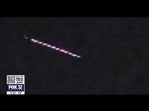 Strange lights seen in Illinois sky explained